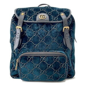 Gucci GG Velvet Backpack Rucksack Daypack Bag